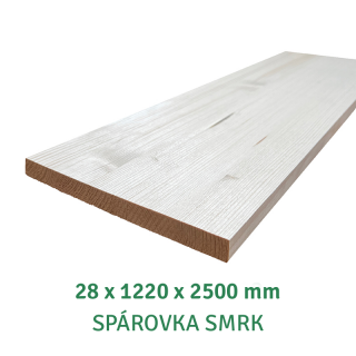 Spárovka FIX 28x1220x2500 AB, smrk - 766 Kč/m2 bez DPH (1 ks = 3,05 m2 = 2336,3 Kč bez DPH)