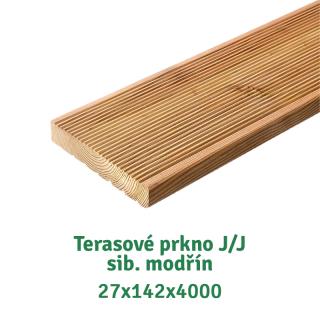 Terasové prkno J/J 27x142x4000 AB, sibiřský modřín - 825 Kč/m2 bez DPH (1ks = 0,568 m2 = 468,6 Kč/ks bez DPH)