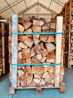 Tvrdé palivové dřevo 25 cm - Buk, paleta 1 metr složený (vlhkost 18–25%) (Dovoz do 20 km od skladu Praha - Cena je za 1 metr složený (PRMR) )