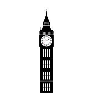 Nalepovací hodiny Big Ben Barva ciferníku: Bílá
