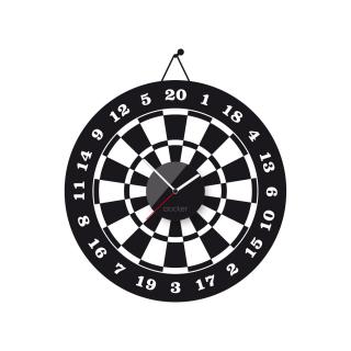 Nalepovací hodiny Bullseye Barva ciferníku: Černá