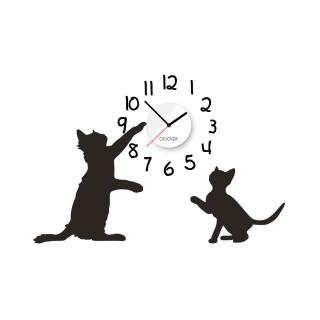 Nalepovací hodiny Kittens Barva ciferníku: Bílá