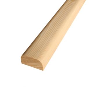 Lavičkový profil 27x45 mm (Dřevěná lať na lavičku)