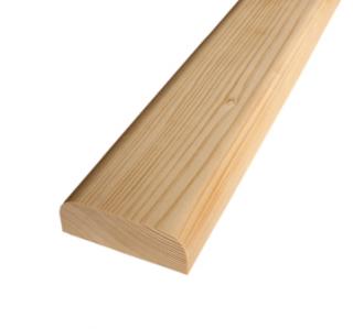 Lavičkový profil 27x70 mm (Dřevěná lať na lavičku)