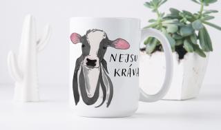 Velký keramický hrnek 450 ml - Nejsu kráva