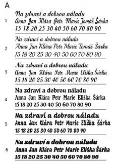 FONT A (PÍSMO A)