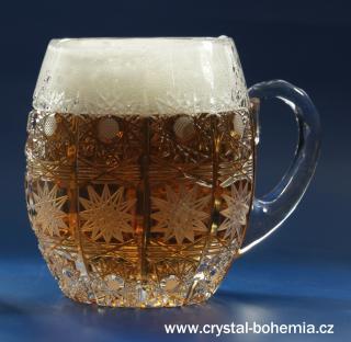 PŮLITR  malé pivo  broušený  380 ml / 23043-380-105     (BEER MUG smoll)
