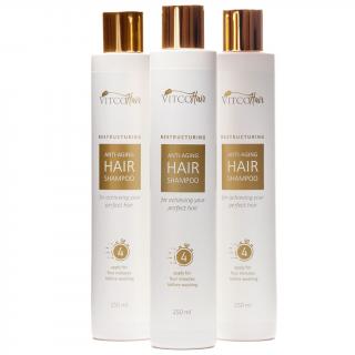 MAXI BALENÍ - VitcoHair Shampoo Anti-Aging Restructuring, For Achieving, 750 ml