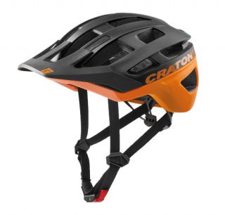 Cratoni AllRace Black-Neonorange Matt Varianta: M-L (56-61 cm)