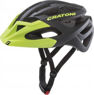 Cratoni C-Hawk black-green rubber Varianta: S/M (53-56cm)