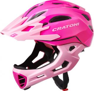 Cratoni C-MANIAC - pink-rose glossy Varianta: M-L (56-59cm)