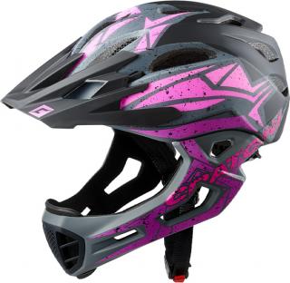 Cratoni C-MANIAC Pro - black-pink-purple matt Varianta: S-M (53-56cm)