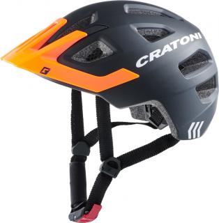 Cratoni MAXSTER PRO - black-orange matt Varianta: XS-S (46-51cm)