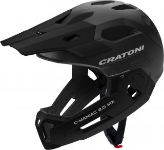 Dětská helma CRATONI C-Maniac 2.0 MX JR. Black Matt Varianta: M/L (54-58cm)