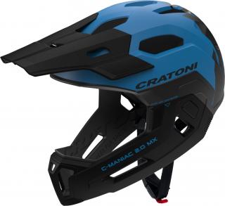 Dětská helma CRATONI C-Maniac 2.0 MX JR. Blue/Black Matt Varianta: M/L (54-58cm)
