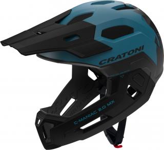Dětská helma CRATONI C-Maniac 2.0 MX JR. Petrol/Black Matt Varianta: M/L (54-58cm)