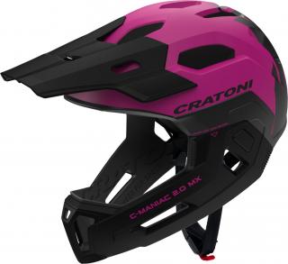 Dětská helma CRATONI C-Maniac 2.0 MX JR. Pink/Black Matt Varianta: M/L (54-58cm)