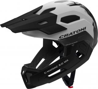 Dětská helma CRATONI C-Maniac 2.0 MX JR. White/Black Matt Varianta: M/L (54-58cm)