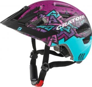 Dětská helma CRATONI Maxster Pro Wild/Purple Matt S/M (51-56cm)