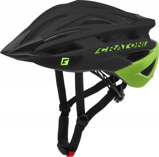 Helma CRATONI Agravic Black/Lime Matt Varianta: L/XL (58-62cm)