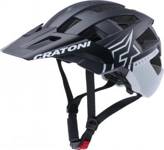 Helma CRATONI AllSet Pro Black/White Matt - S/M (54-58 cm) Varianta: XS/S (52-57 cm)