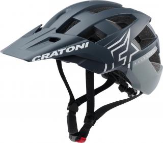 Helma CRATONI AllSet Pro Steel/Blue Matt - S/M (54-58 cm) Varianta: XS/S (52-57 cm)