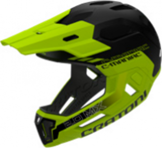 Helma CRATONI C-Maniac 2.0 MX Black/Lime Matt - L/XL (58-61 cm) Varianta: L/XL (58-61cm)