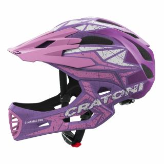 Helma Cratoni C-Maniac Pro purple-rose-white glossy Varianta: M-L (54-58cm)