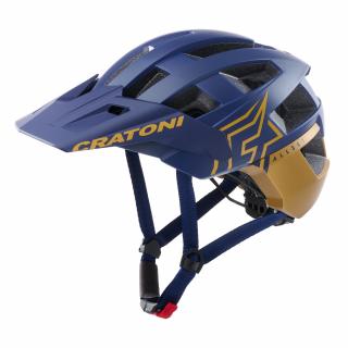 Helma MTB Cratoni AllSet Pro blue-gold matt Varianta: M-L (58-61cm)