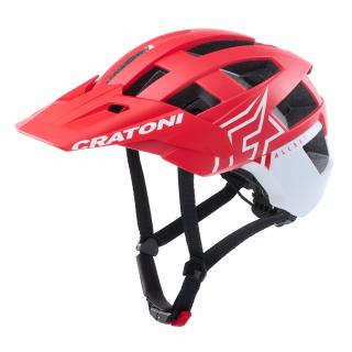 Helma MTB Cratoni AllSet Pro red-white matt Varianta: M-L (58-61cm)