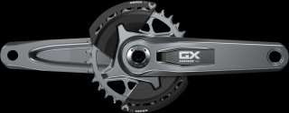 Kliky SRAM GX Eagle Q174 CL55 DUB MTB Wide 165mm Dark Polar 2-guards 32z T-Type