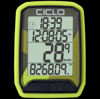 Tachometr CicloSport PROTOS 113 – drátový 11 f Varianta: PROTOS 113 green