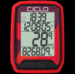 Tachometr CicloSport PROTOS 113 – drátový 11 f Varianta: PROTOS 113 red