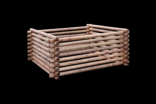 Dřevěný kompostér – jednokomorový Velikost: 120x120