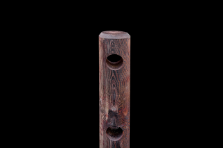 Dřevěný sloupek – 2× vrtaný Výška: 150, Šířka: 14