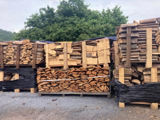 Palivové dřevo – v paletách