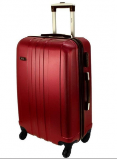 Cestovní skořepinový kufr 740 bordo
