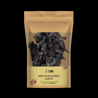 100% krůtí srdíčka sušená Hmotnost: 100 g