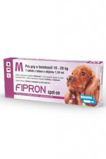 Fipron 134 mg Spot-On Dog M sol 1x1,34 ml  antiparazitní přípravek pro psy spot on
