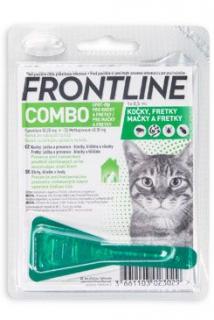 Frontline Combo spot on pro kočky 1 x 0,5 ml  antiparazitní přípravek pro kočky spot on