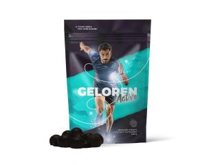 Geloren Active s příchutí ostružiny, 400 g, 90 želé  doplněk stravy pro sportovce i seniory