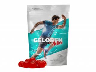 Geloren Active s příchutí pomeranče, 400 g, 90 želé  doplněk stravy pro sportovce i seniory