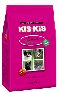 Granule pro kočky KiS-KiS Lamb selection 450 g Hmotnost: 450 g