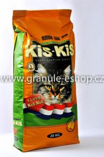 Granule pro kočky KiS-KiS Original 20 Kg Hmotnost: 7,5 kg