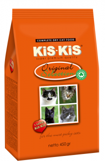 Granule pro kočky KiS-KiS Original selection 450 g Hmotnost: 450 g