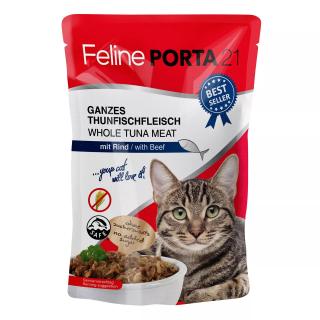 Kapsička pro kočky - Feline Porta 21 - tuňák a hovězí 100 g