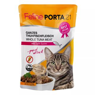 Kapsička pro kočky - Feline Porta 21 - tuňák a surimi 100 g
