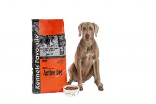 Kennels' Favourite Active dog  superprémiové granule pro dospělé psy všech plemen Hmotnost: 1 kg