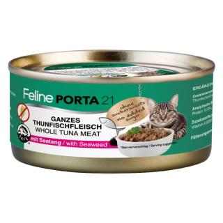 Konzerva pro kočky - Feline Porta 21 - tuňák a mořské řasy 90 g