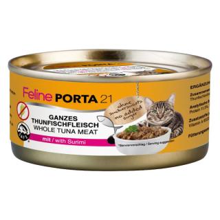 Konzerva pro kočky - Feline Porta 21 - tuňák a surimi 90 g